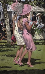 Ascot Chic I by Sherree Valentine Daines - Hand Finished Limited Edition on Canvas sized 10x16 inches. Available from Whitewall Galleries